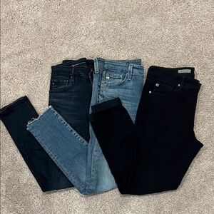 Stylish Women's Jeans Trio